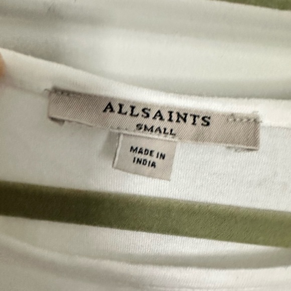 All Saints Simmo Drape Top - Picture 4 of 5